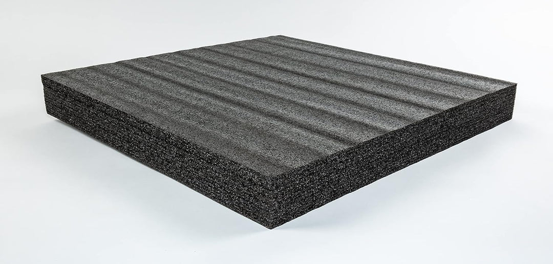TYGR Multilayer Schaumstoff 600x600x70 schwarz für Werkzeug, Kamera & Co. | Einfaches Bearbeiten | W