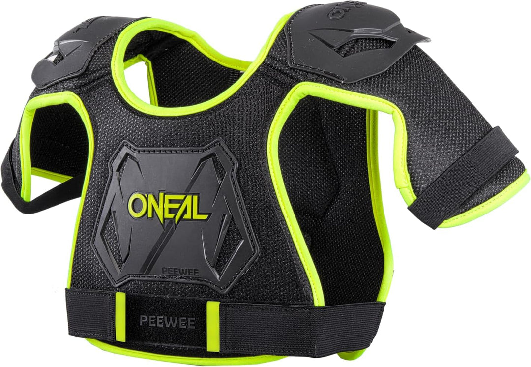 O'NEAL Peewee Chest Guard Kinder Brust/Schulterprotektor schwarz/gelb Oneal XS, XS