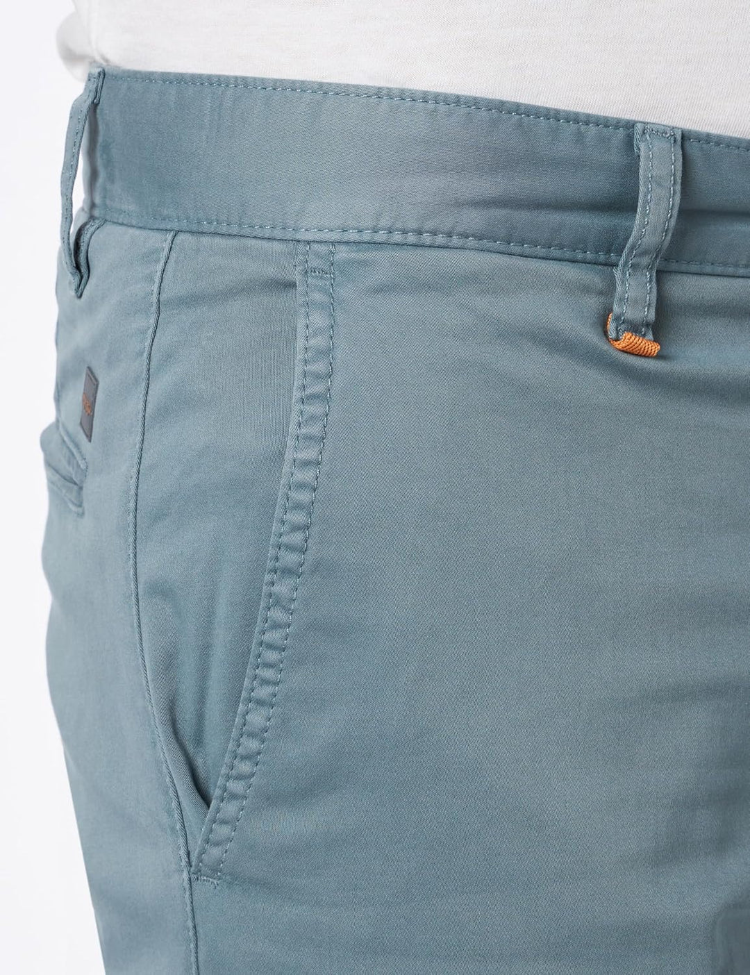 BOSS Herren Schino-Taber-1 D Tapered-Fit Chino aus überfärbtem Baumwoll-Satin mit Elasthan-Anteil 30