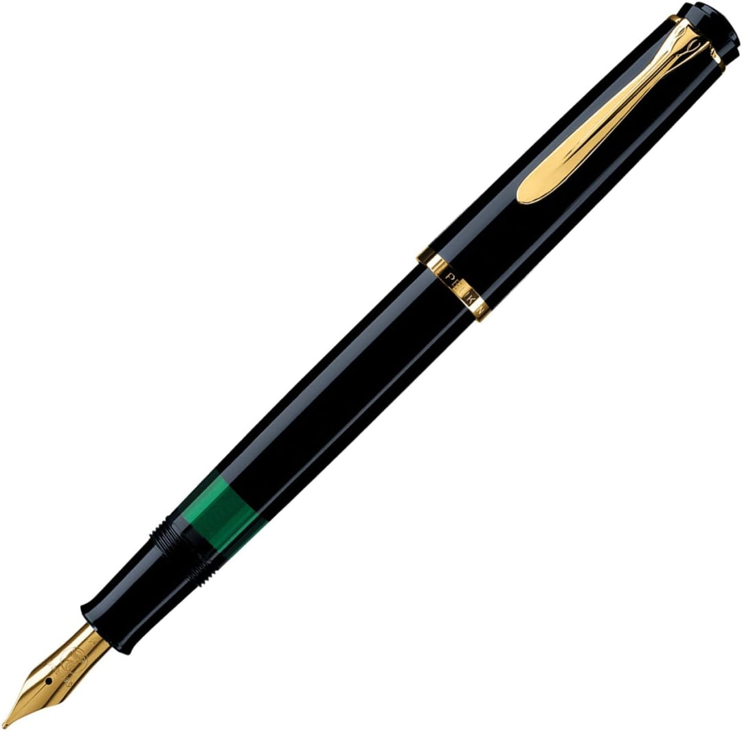 Pelikan Elégance M200 Füllfederhalter Schwarz B schwarz, B
