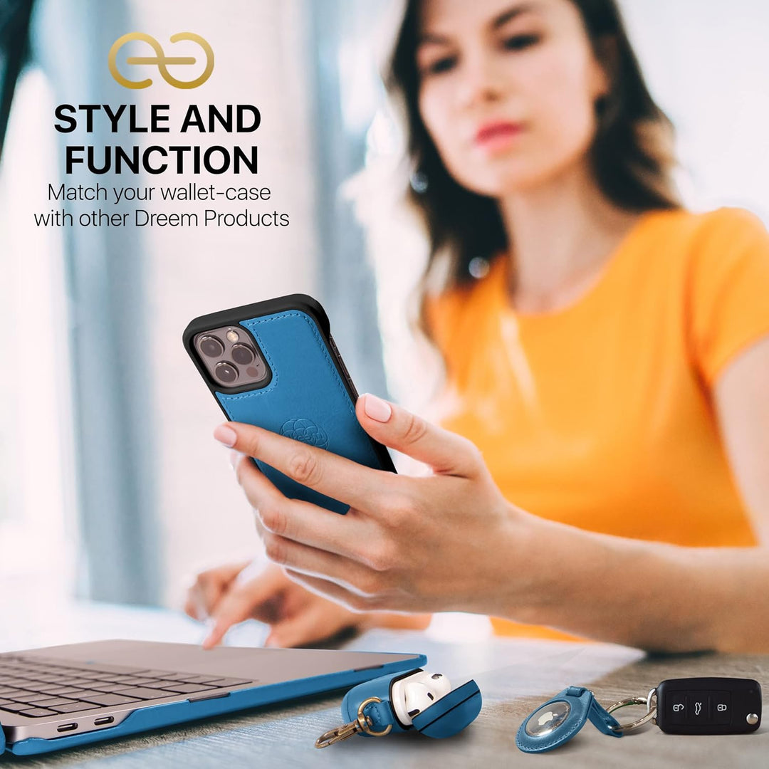 Dreem Fibonacci 2in1 Handyhülle Flipcase für iPhone 12 & 12 Pro | Magnetisches iPhone Case | TPU Etu