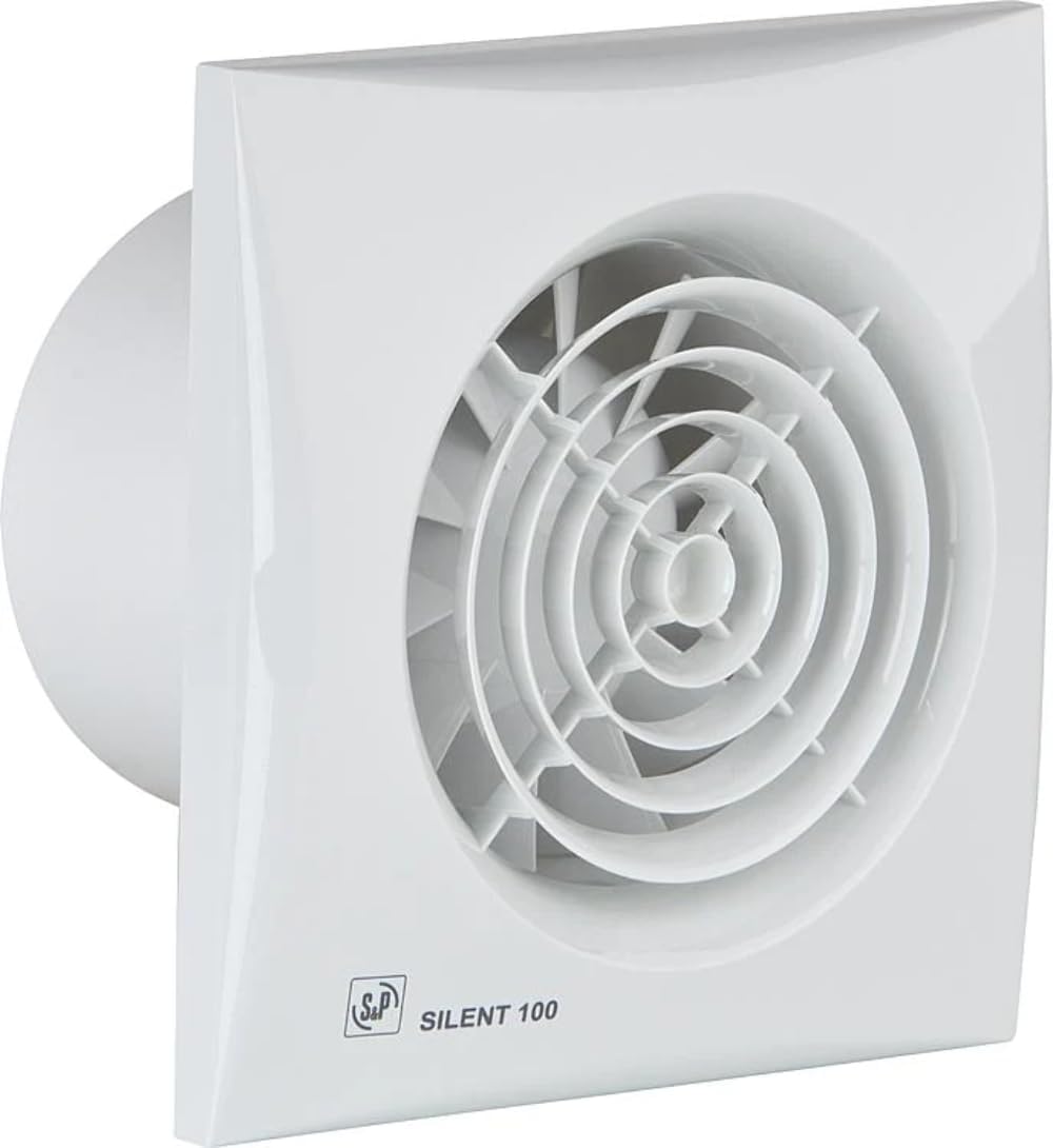 S & P Abluftventilator Badezimmer Decor silent-100-chz 8 W 2100RPM