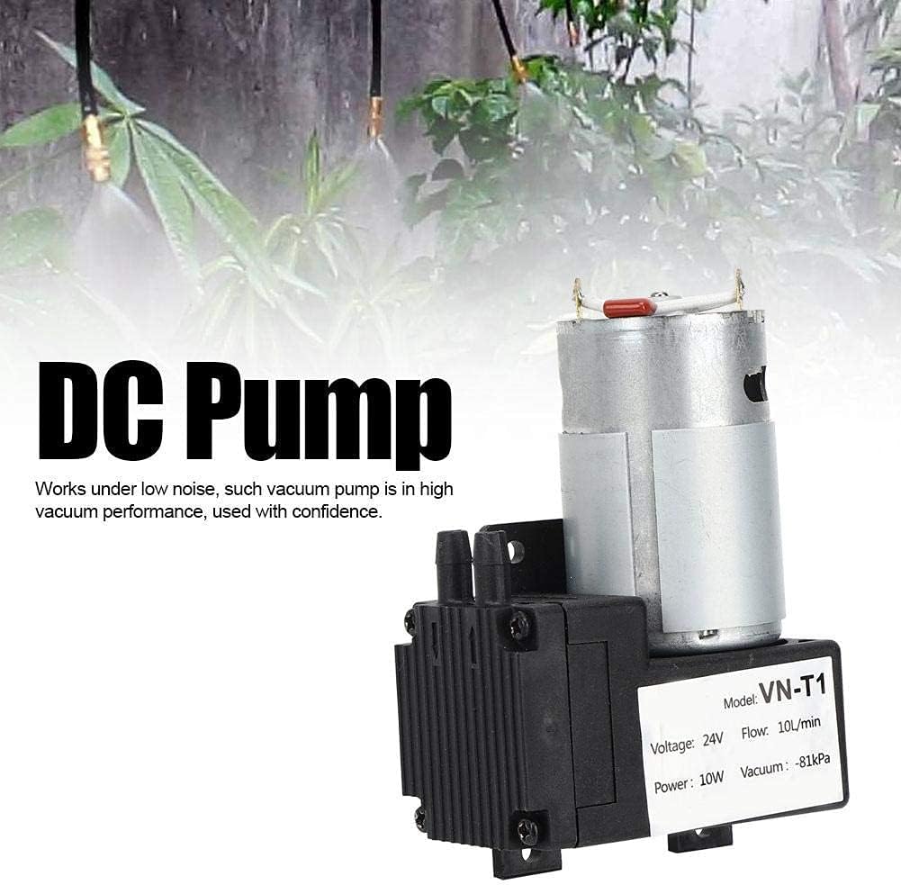 Vakuumpumpe DC 12V/24V Mini, 10L/min geräuscharmer Luftkompressor VN-T1((DC24V)), (Dc24v)