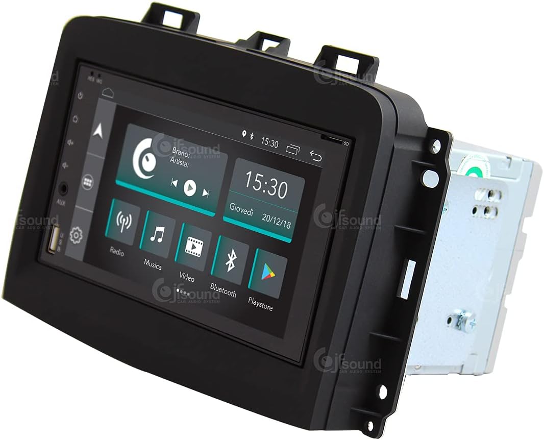 Costum fit Autoradio für FIAT 500L New Android GPS Bluetooth WiFi Dab USB Full HD Touchscreen Displa