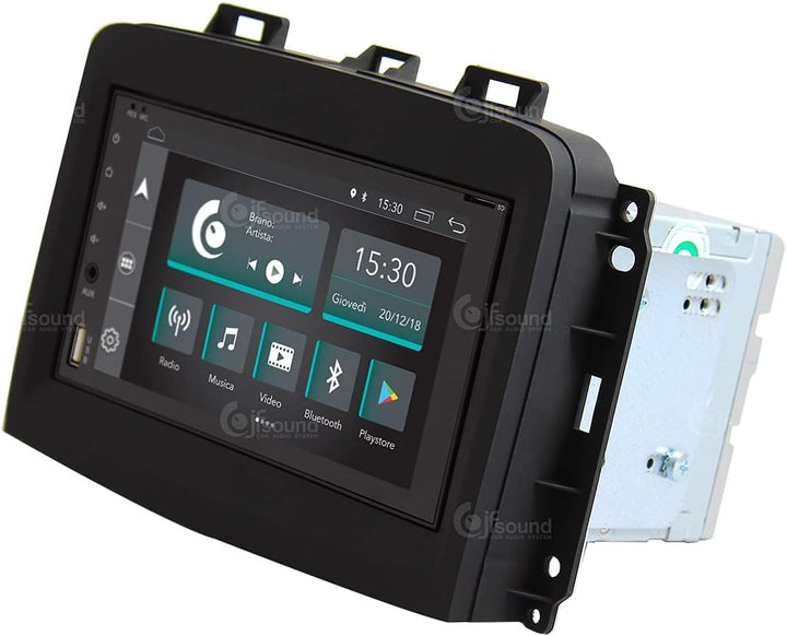 Costum fit Autoradio für FIAT 500L New Android GPS Bluetooth WiFi Dab USB Full HD Touchscreen Displa