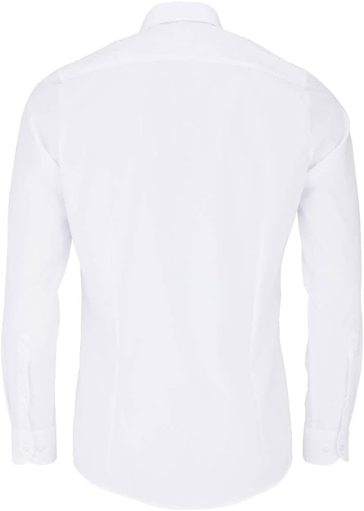 OLYMP Level Five Body fit Hemd extra Langer Arm Stretch weiss 39 Weiss, 39 Weiss