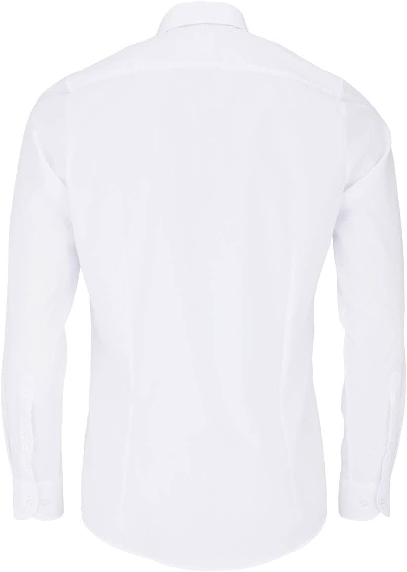 OLYMP Level Five Body fit Hemd extra Langer Arm Stretch weiss 39 Weiss, 39 Weiss