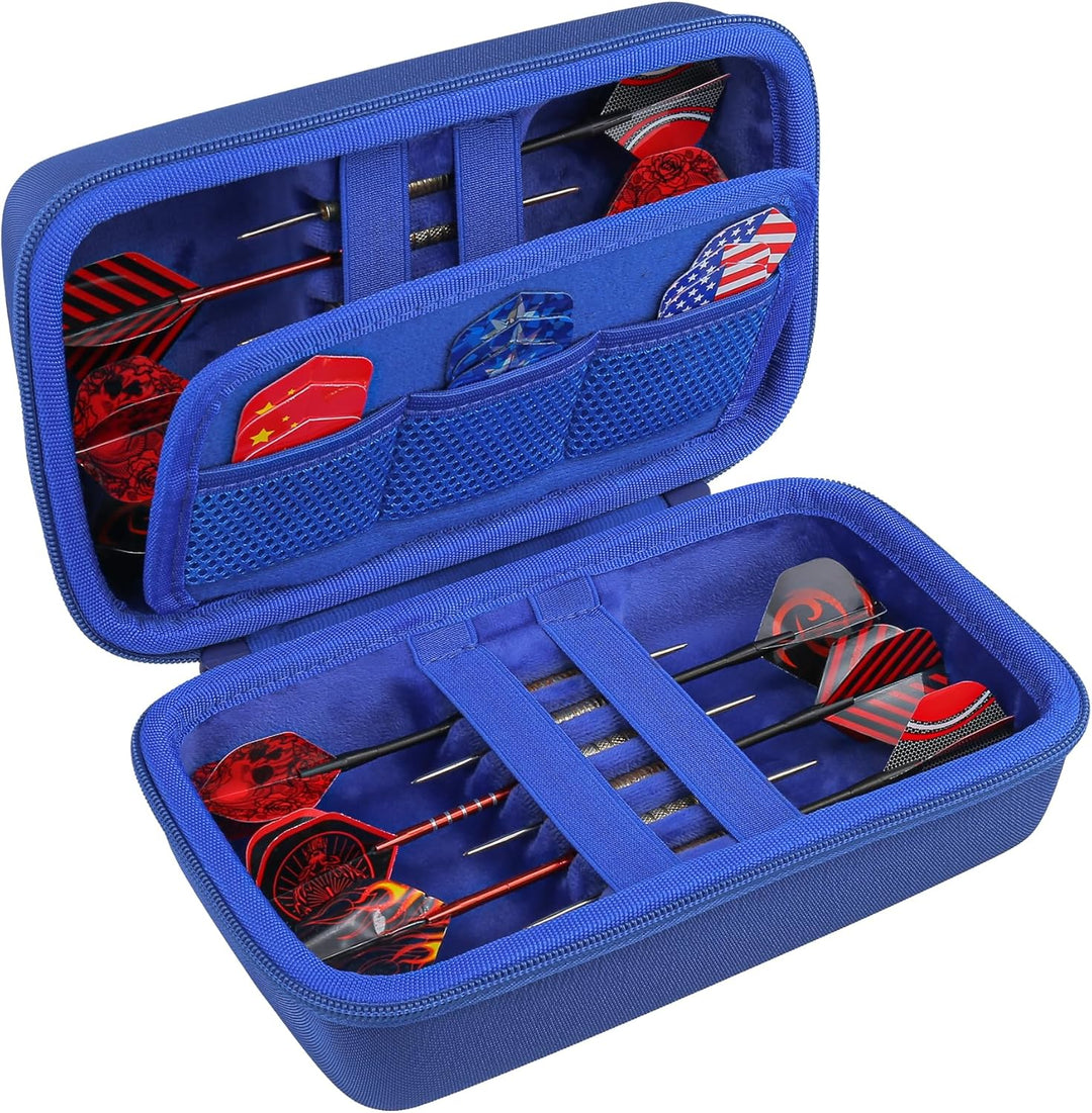 co2CREA Harte Eva dartpfeiletui für 12 Stahlspitze oder weiche Spitze Darts, Dart Hülle mit Mehreren