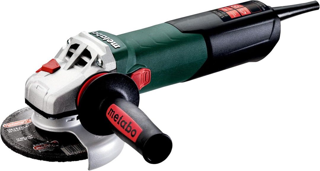 Metabo Winkelschleifer WEV 15-125 Quick HT (600562000) Karton; mit Drehzahlregelung, Schnellspannnmu