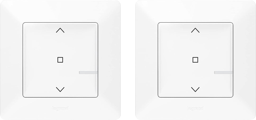 LEGRAND, Valena Life with Netatmo vorkonfiguriertes Funk-Set, Funk-Rollladenschalter + Funk-Wandsend