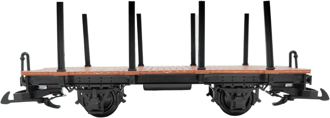 ML-Train Rungenwagen braun/schwarz als Spur-G modularer Modelleisenbahn Bausatz - Gartenbahn Zubehör