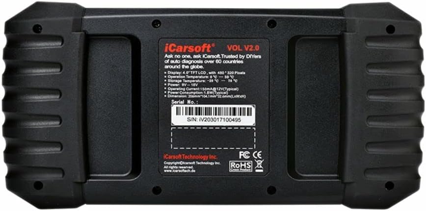 Icarsoft OBD II Diagnosetool VOL V2.0 icvol2 Passend für (Auto-Marke): Saab, Volvo uneingeschränkt