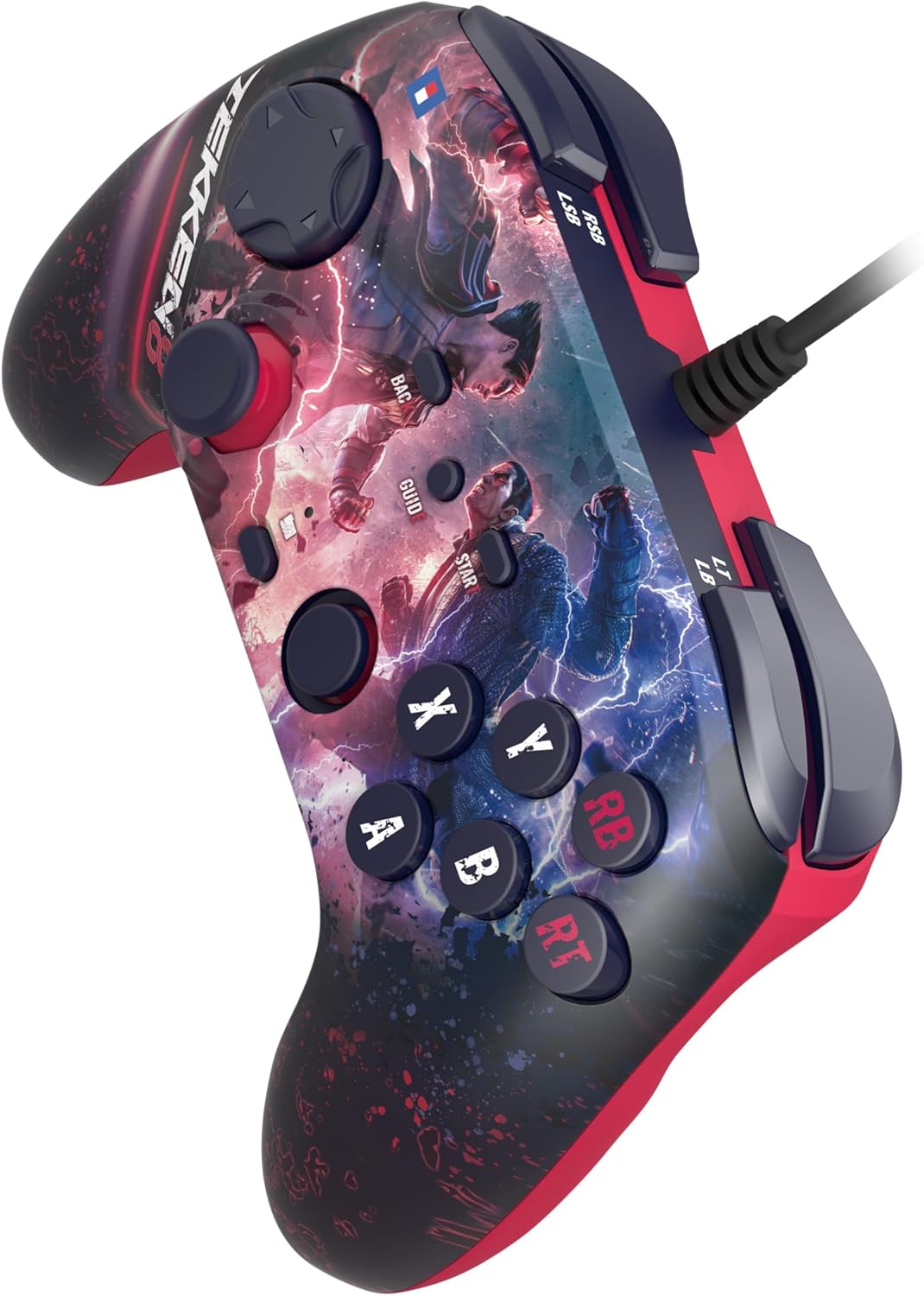 HORI Fighting Commander OCTA TEKKEN 8 Edition - Kampfspiel Controller für PC - Offiziell Bandai Namc