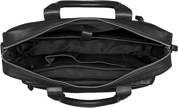 STILORD 'Leander' Umhängetasche Leder Gross Arbeitstasche Aktentasche Business Herren und Damen 15.6