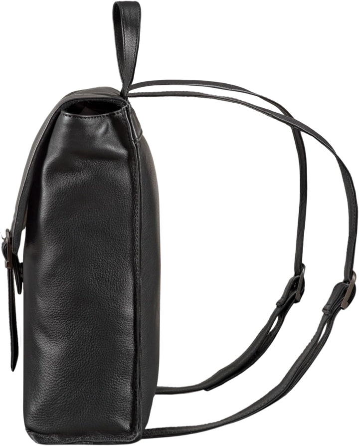 STILORD 'Mathilda' Damen Daypack Lederrucksack Business Rucksack für Arbeit Office Uni Schule Elegan