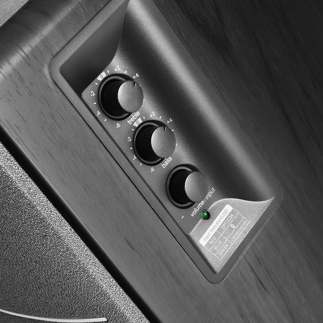 Edifier Studio R1280DB 2.0 Aktivboxen, kabellose Bluetooth Regallautsprecher in schwarz Mit Bluetoot