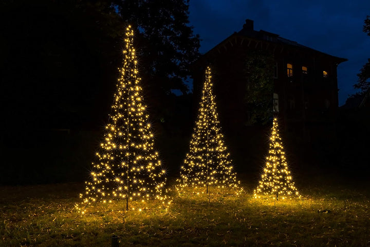 Galaxy LED Tannenbaum 300cm mit 480 warmweissen LED Dauerlicht, Dauerlicht