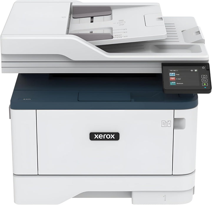 Xerox B305 S/W-Laserdrucker Scanner Kopierer USB LAN WLAN, weiss / blau