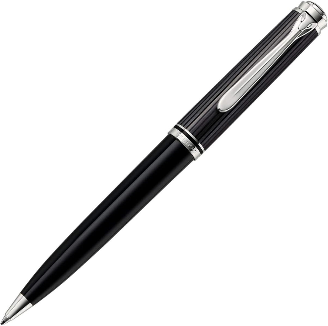 Pelikan Kugelschreiber Souverän 805 Stresemann, Schwarz-Anthrazit, hochwertiger Drehkugelschreiber i