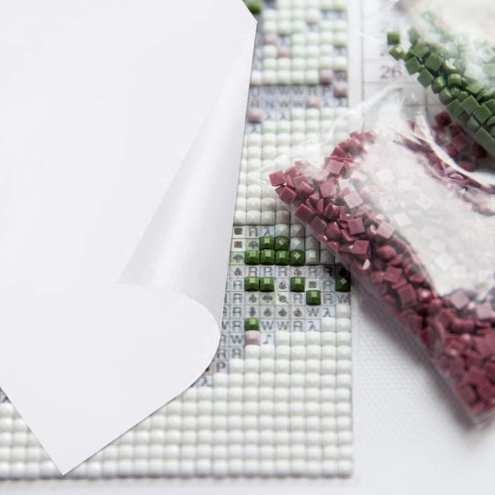 Ciieeo Malutensilien 50 Blatt Diamant-malerei-aufkleber Doppelseitiges Trennpapier Werkzeuge Zum Mal