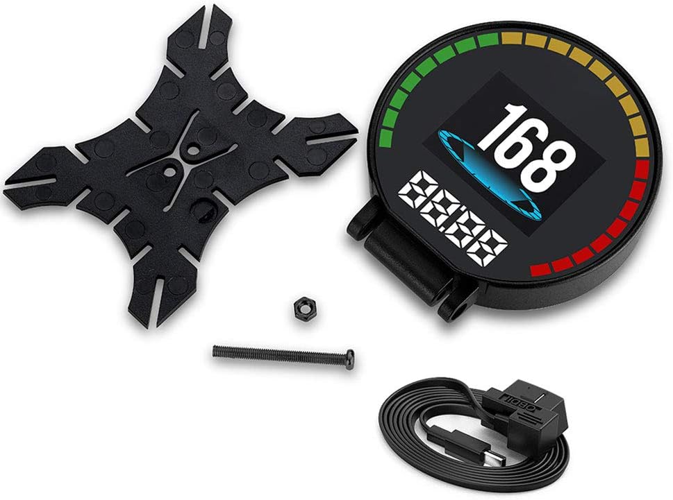 Clenp Hud-Display, P15 2,2-Zoll-HD-Universal-Geschwindigkeitsmesser TFT OBD Digital Speed Hud-Disp
