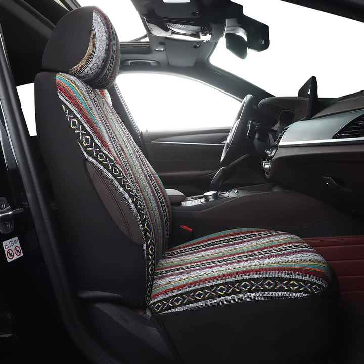 SOBONITO Auto-Sitzbezüge Vordersitze,Auto-Sitzbezug Set Universal für Fahrersitz und Beifahrer Auto-