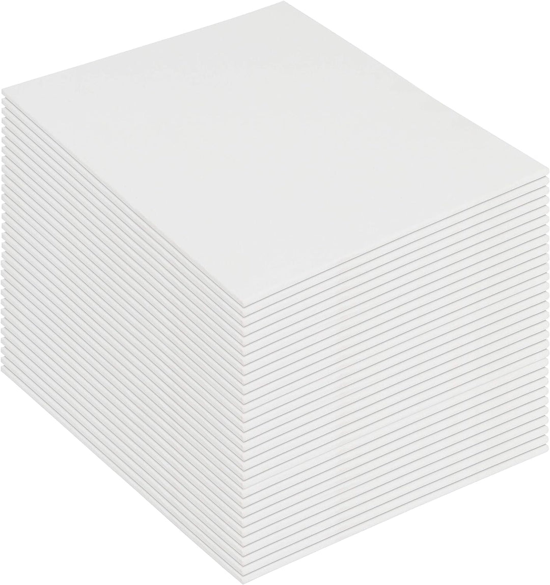 BELLE VOUS 30 STK Blanko Leinwände – 20 x 25cm – Bespannter Rahmen, Keilrahmen Leinwand Set für Küns