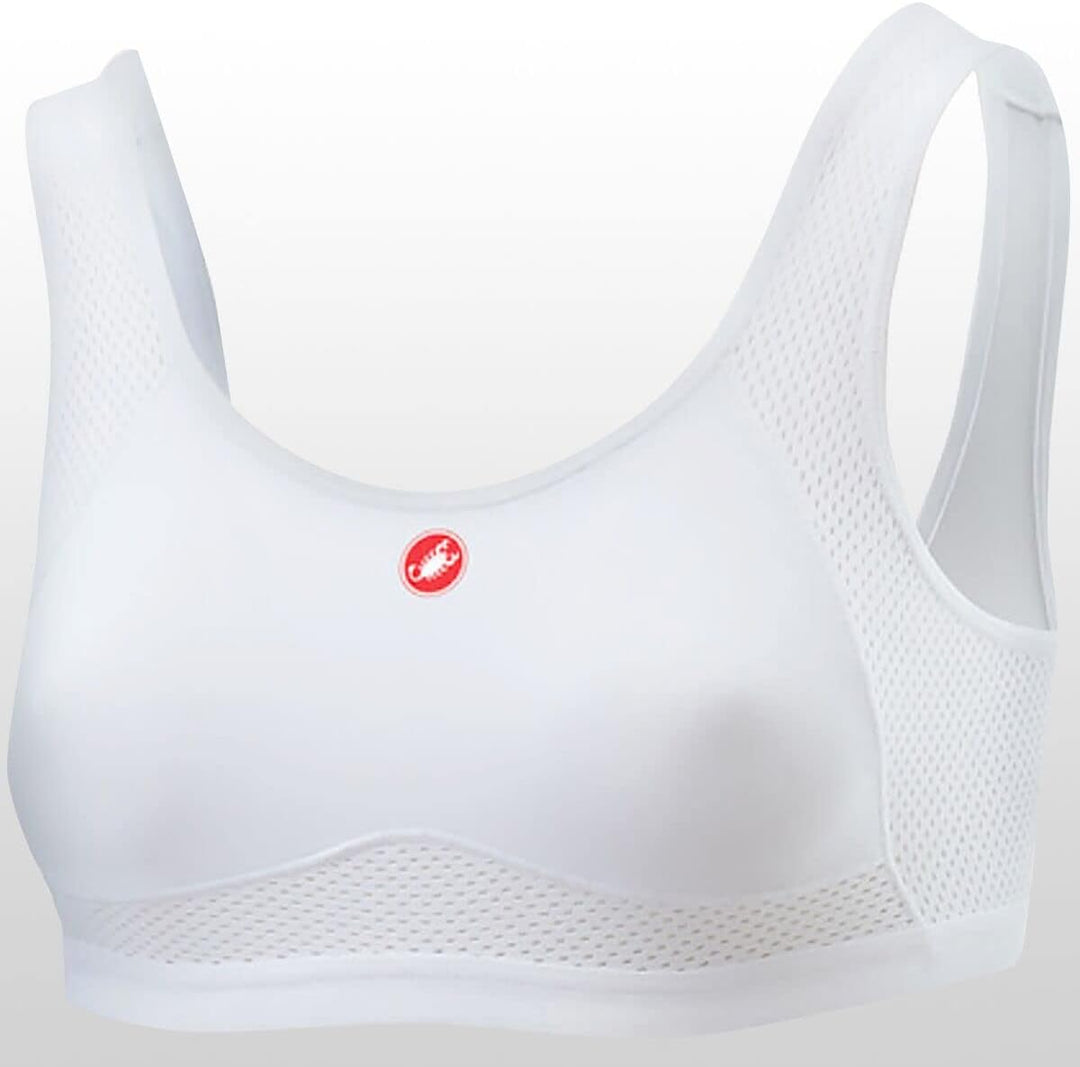 CASTELLI Damen Rosso Corsa Bra Sports, Weiss Schwarz