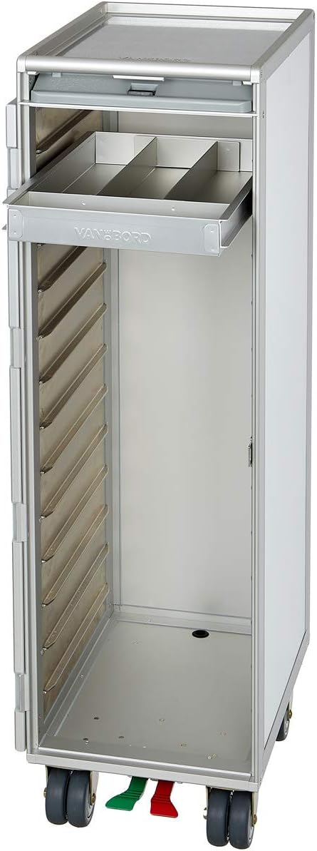 VanDeBord Einschub Aluminium Flach, Schublade, Schubkasten, Drawer, Zubehör für Flugzeugtrolleys, Ai