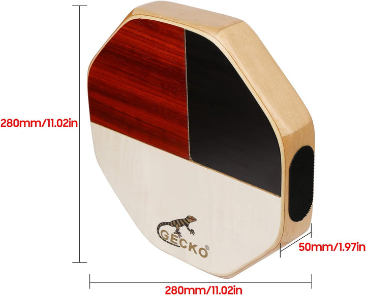 Btuty Cajon Hand Drum Cajon Drum Percussion Instrument mit Tragetasche fĂŒr Reisen Camping