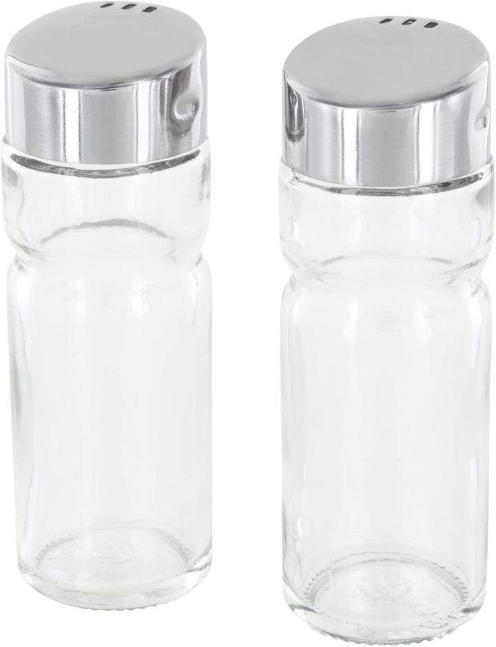 Westmark Menage Salz und Pfeffer, 6 Stück, 3-tlg., Fassungsvermögen: je 40 ml, Rostfreier Edelstahl/