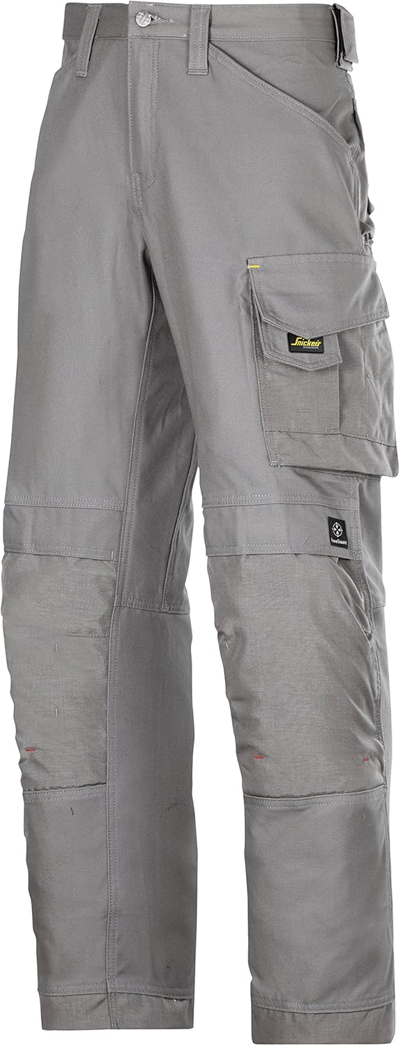 Snickers Handwerker Hose "Canvas plus", 1 Stück, 160, grau, 33141818160 XXL Grau, XXL Grau