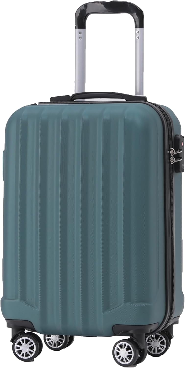 BEIBYE TSA-Schloss 2080 Hangepäck Zwillingsrollen Reisekoffer Koffer Trolley Hartschale Handgepäck M