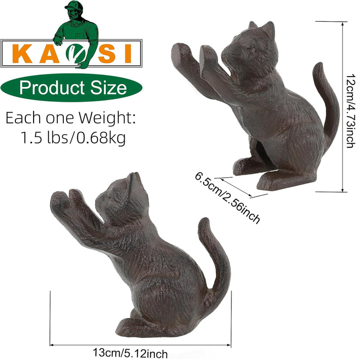 Dekorative Buchstützen, Einzigartige Gusseisen Katze Form Buch Enden, um Bücher Schwerlast zu Halten