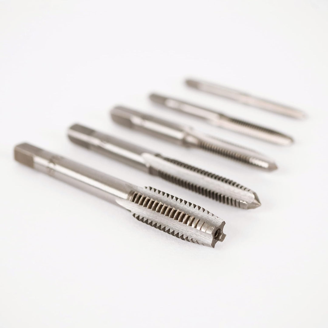 GSR Profi Gewindeschneidsatz, 14-teilig, Gewindebohrer Set M3-M12 WS, Handgewindebohrer, Gewindeschn