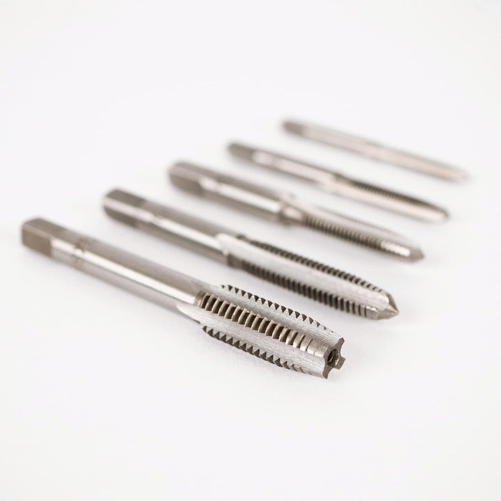 GSR Profi Gewindeschneidsatz, 14-teilig, Gewindebohrer Set M3-M12 WS, Handgewindebohrer, Gewindeschn