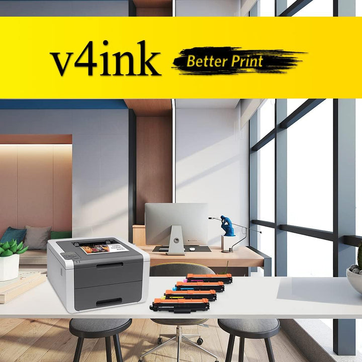 v4ink TN241 TN245 Toner Kompatible für Brother TN-241 TN-245 TN242 TN246 für HL-3142CW HL-3152CDW HL
