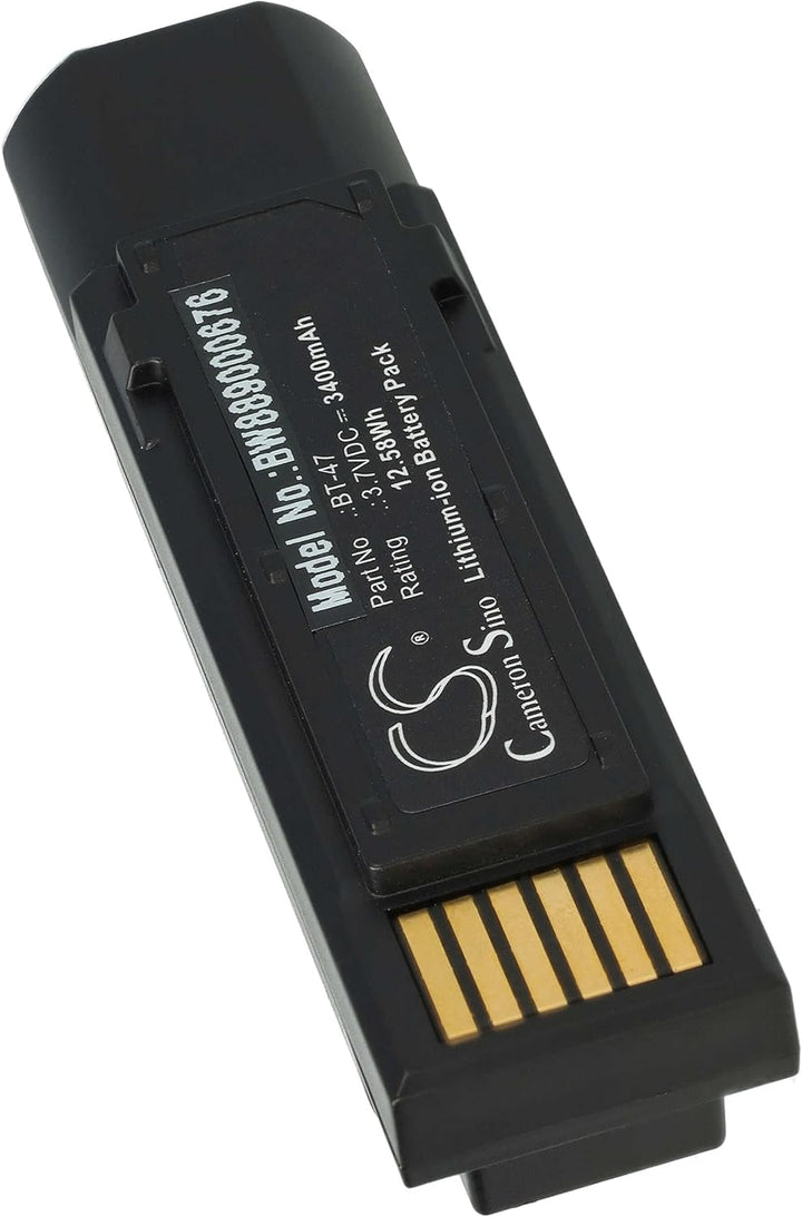 vhbw Akku Ersatz für Datalogic BT-47, RBP-GM45, TW18050652, 128004721 für Barcodescanner POS (3400mA