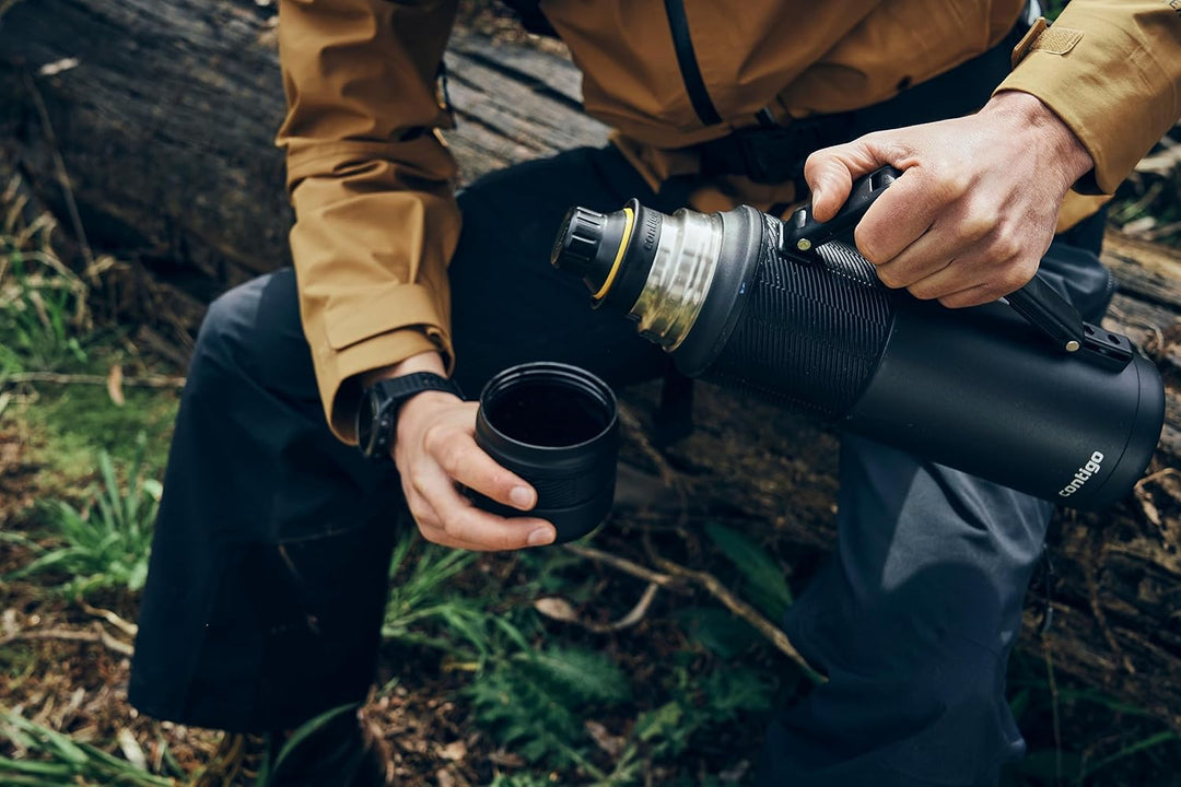 Contigo Thermoflasche Thermalock, Edelstahl Isolierbecher, Kaffebecher to go, auslaufsicher, spülmas