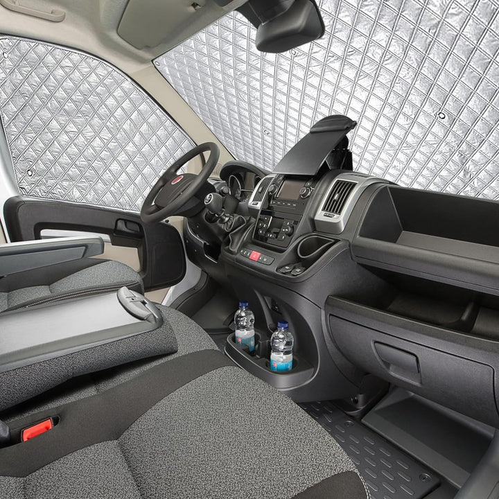 Sonnenschutz Auto Frontscheibe, Technology Thermomatte Kompatibel mit FIAT Ducato Citroën Jumper 200