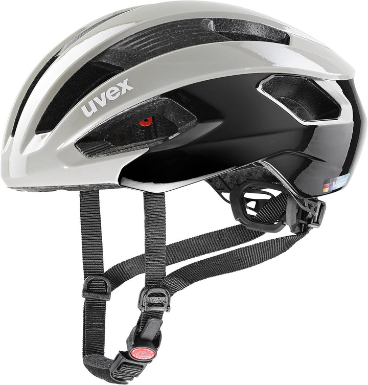 Uvex Rise Rennrad Fahrrad Helm beige/schwarz 2024 52-56 cm, 52-56 cm