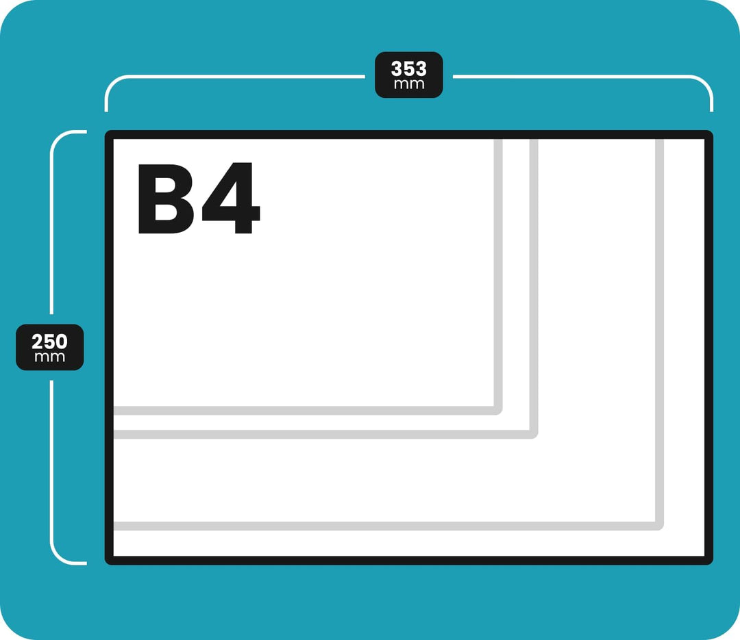 Netuno 50 Versandtaschen DIN B4 Braun 250 x 353 mm 100g braune Versandtaschen gross ohne Fenster ger