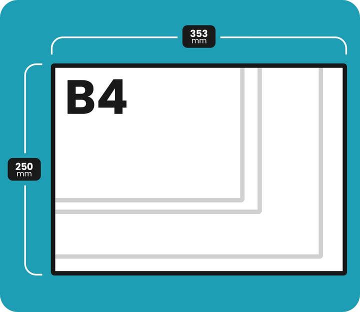 Netuno 250 Versandtaschen DIN B4 Braun 250 x 353 mm 100g braune Versandtaschen ohne Fenster gerade K