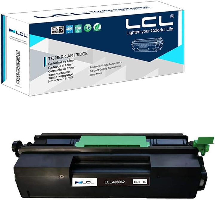 LCL Kompatibel Toner 408062 408061 408060 400DN 450DN 450LE SP400E SP400LE 5000Pages (1 Schwarz) Ers