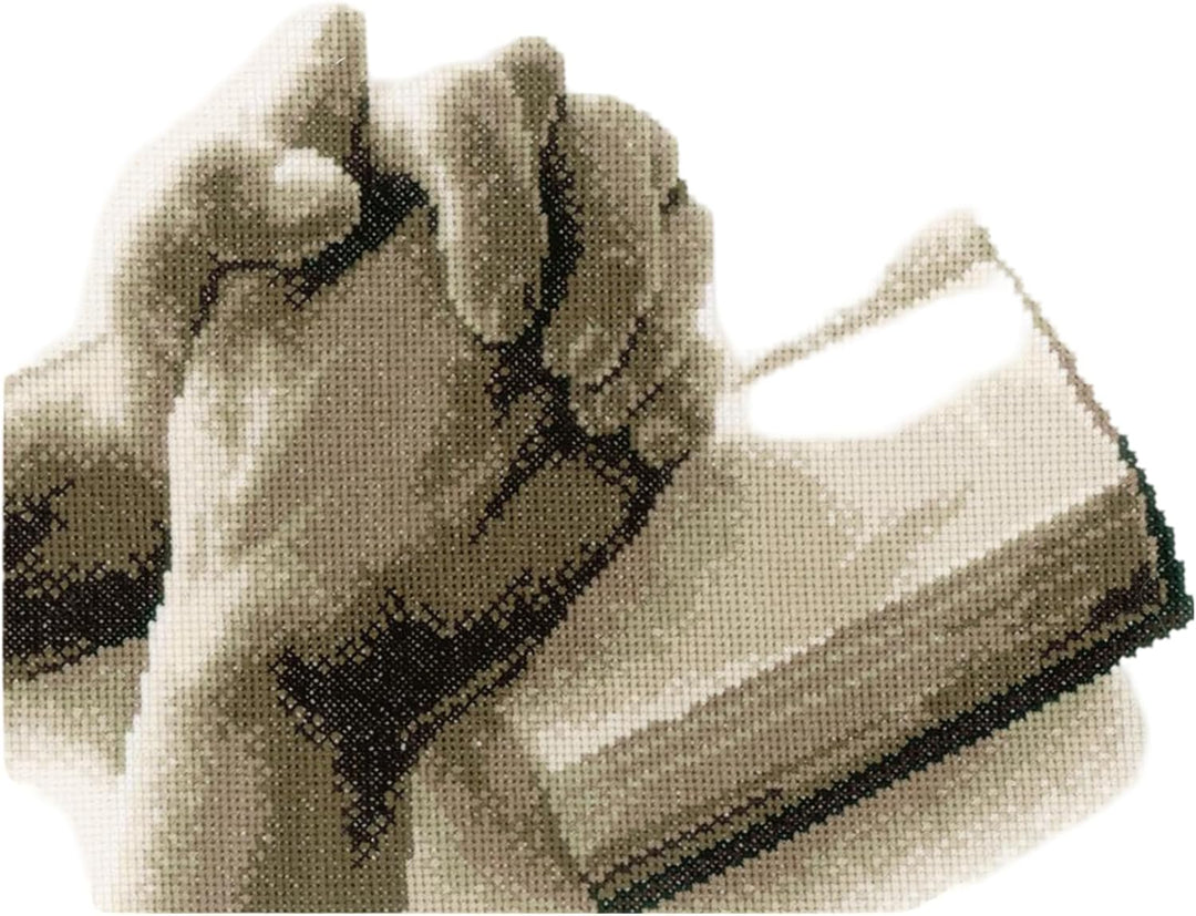 Vervaco Zählmusterpackung-Stickpackung im gezählten Kreuzstich, Acryl, Praying Hands, 27 x 22cm