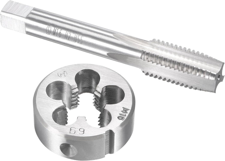 sourcing map Gewindebohrer M16 x 2mm Gewindebohrer mit Legierungswerkzeug, M16 x 2mm