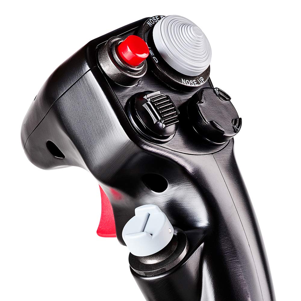 Thrustmaster F-16C Viper HOTAS Add-On Grip - Vielseitige Nachbildung des Flight Sticks für Kampfflug