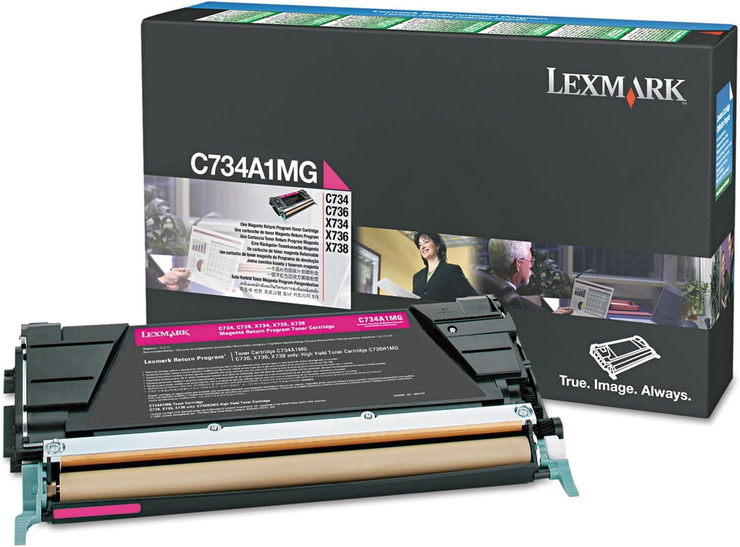 Lexmark X746A1MG Toner Cartridge für X748, magenta, magenta