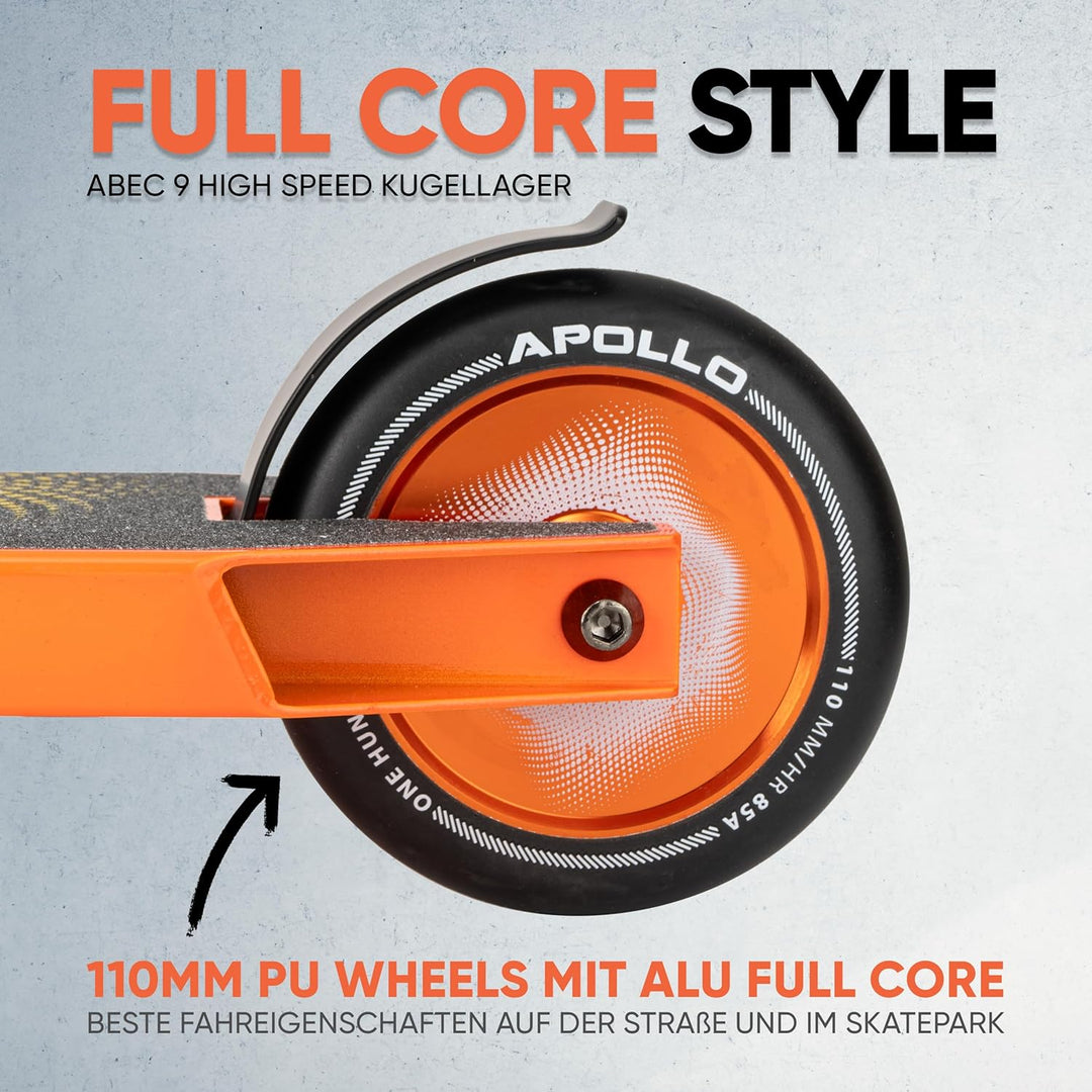 Apollo Stunt Scooter - Eagle, eloxierter Profi Stuntroller, Kinder Scooter mit ABEC 9 Kugellagern, 1