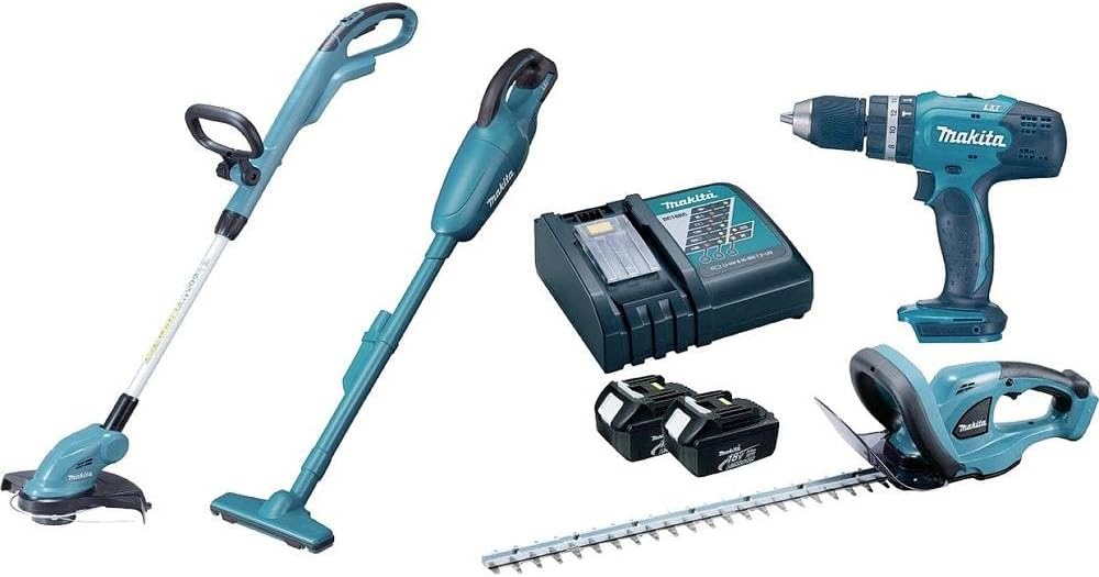 Makita DLX4093 AKKU-SPEZIALSET, 18 V, Blau